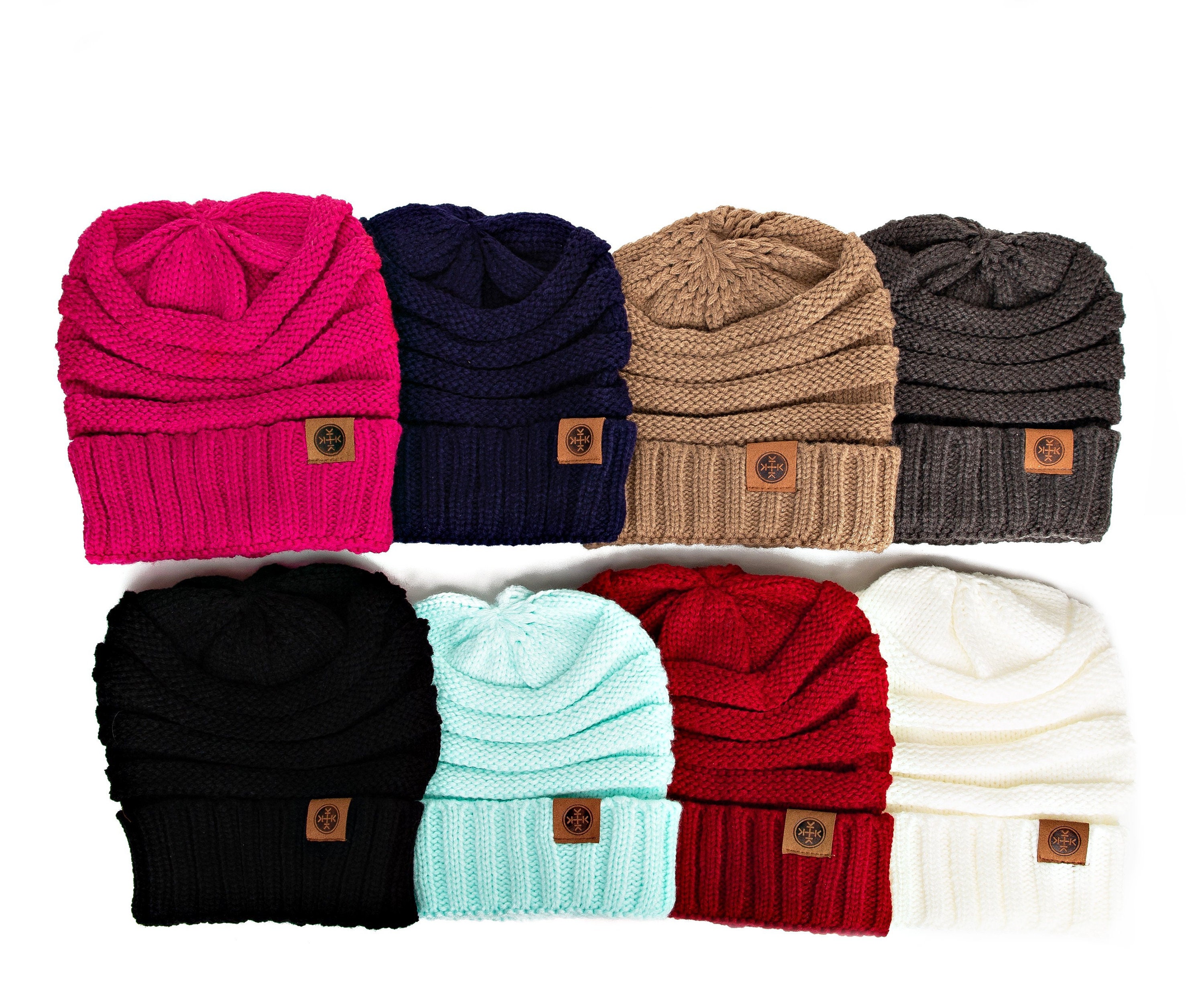 knitted winter hats for adults