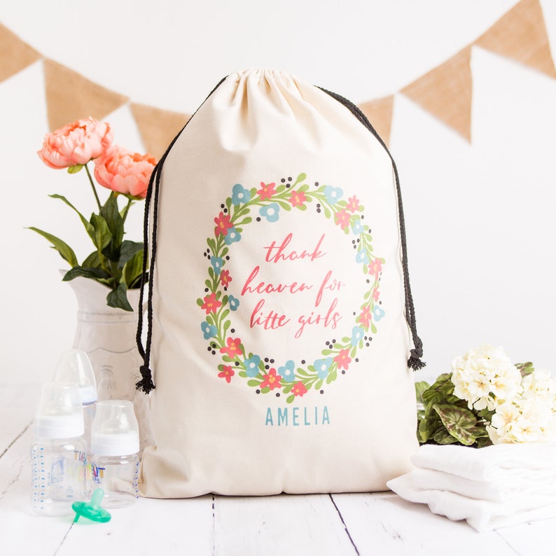 Personalized Jumbo Baby Gift Bags Perfect for Baby Shower Etsy