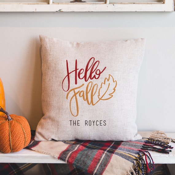 Throw Pillow Covers 18x18 Fall Decor Farmhouse fall pillow covers 18x18 | Etsy