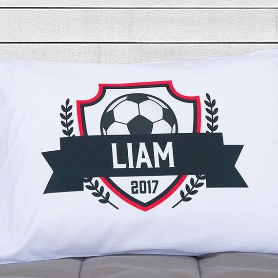 Personalized Sports Pillow Cases Handmade Sports Decor Etsy