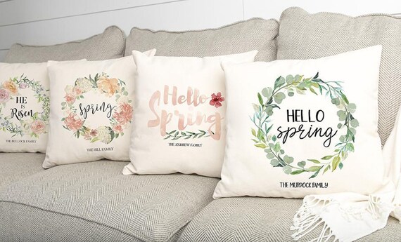 personalized decorative pillows