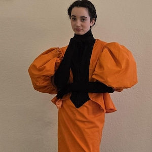 ready to ship Costume, Woman, Handmade Victorian skirt, Belle Epoque era, theatre,  historical, movie