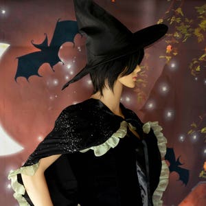 ready to ship Halloween Witch Dress, Costume, Handmade Vampire, Victorian ball gown, Carnival, Steampunk  theatre movie, woman