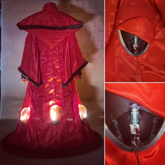 padme red dress costume Padme Amidala Battle Dress Star Wars Padme Cosplay Costume Halloween Outfit ACcosplay, 3XL / Female