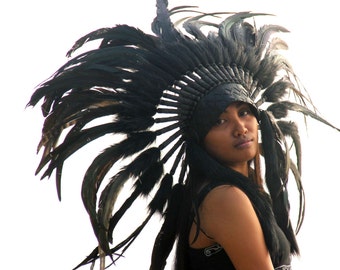 African Feather Headdress - Etsy