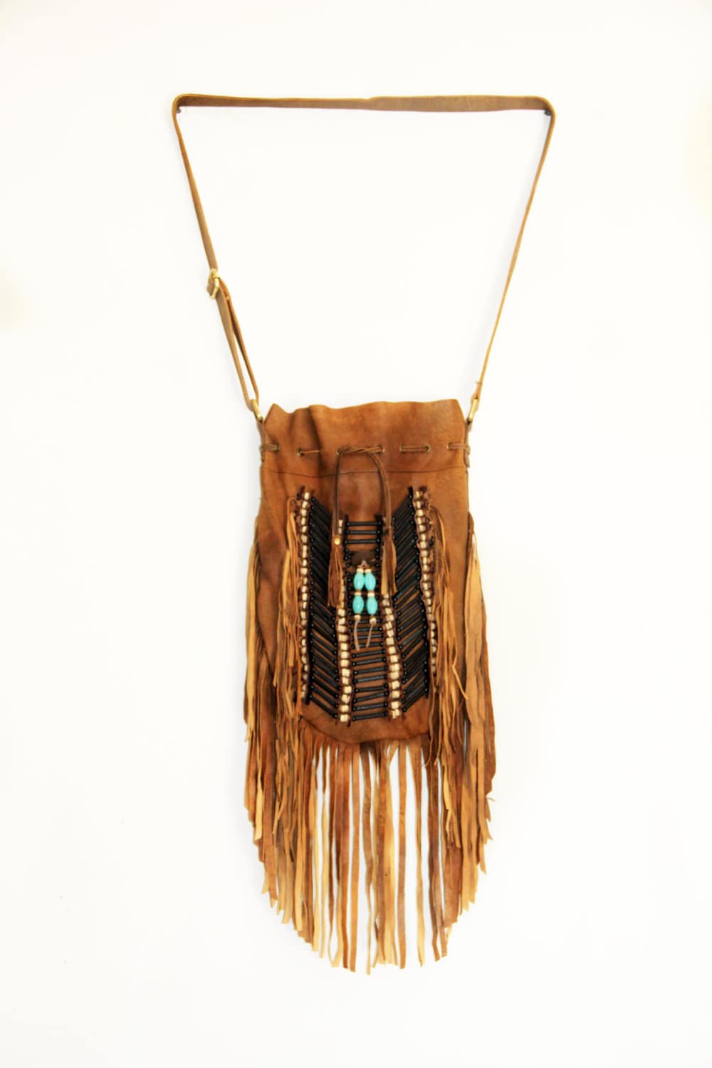 OEIPSMK Fringe Crossbody Bag For Women - Hippie Suede Messenger Bag With Tassels, Vintage Shoulder Handbag, Brown - View #10