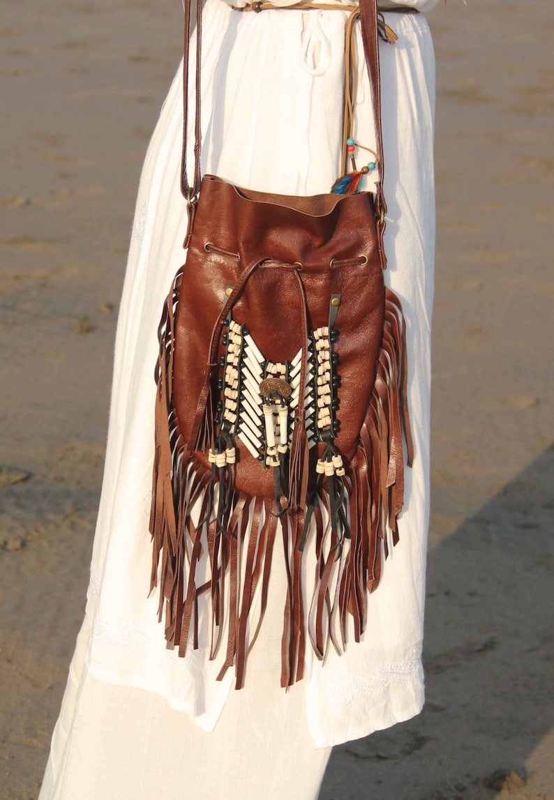 boho brown bag