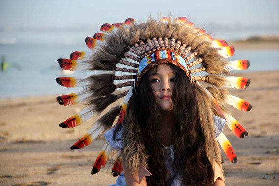 Kids Indian headdress replica