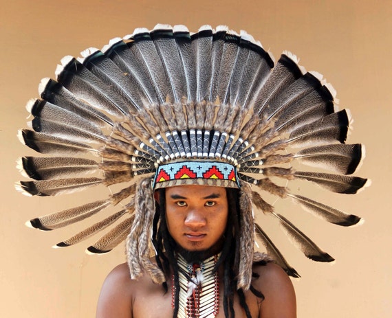 ON SALE Feathers Headdressshort Length 