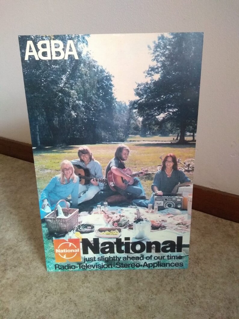 Abba Australia Cardboard Display Etsy