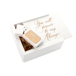 Wedding Gift, Laser Engraved Box, Together Forever, USB Flash Drive, USB Stick, Custom Usb, Wooden Usb, Personalized Usb, Wood USB, 2.0