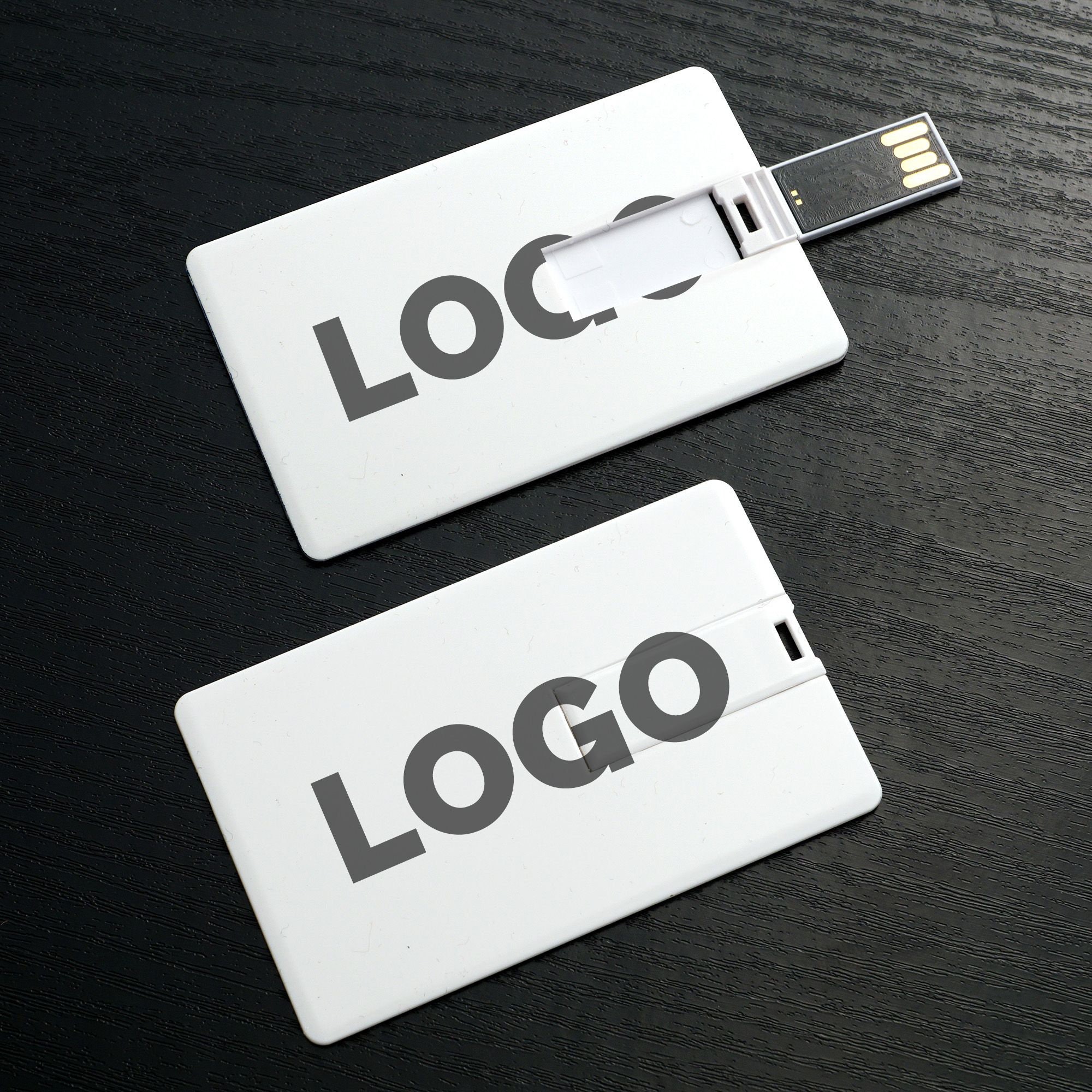 25 Custom Printed USB Flash Drive - Set of 25 Credit Card Body 2.0 USB ...