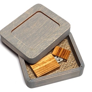 Wood Box, Wood USB, USB Flash Drive, Personalized Wedding Gifts, Keepsake Box, Memory Stick, Wooden Box