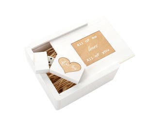 To My Wife, Bride Gift, Wedding Gift, Laser Engraved, Wooden Box, Wood USB, USB Flash Drive, Memory Stick, Keepsake Box, Gift for Couple