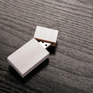 Set Of 10 Maple Wood USB 2.0 Flash Drive, Bulk Pack, Maple Wood Usb, Maple Usb, Maple Usb Drive, Maple Flash Drive, Maple Usb Box, Usb Maple