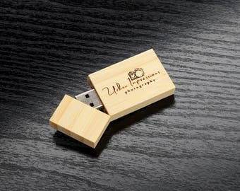 Monogram set van 10 houten bamboe 4GB / 8GB / 16GB, Usb Flash, de doos van de aangepaste Usb, Usb, houten aandrijving van de flits, houten Gift, geschenk van hout, hout Usb Gift