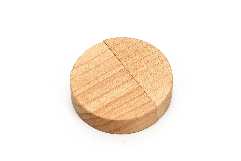 Set Of 25 Wooden Maple 2.0 Flash Drive, Wooden Maple Usb, Round Maple Usb, Usb Round, Round Usb Gift, Round Usb, Usb Maple Round, Maple Usb image 4