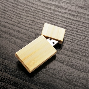 Set Of 10 Wooden Bamboo Flash Drive, Bulk Pack, USB 2.0 Wood Bamboo Stick Design, Bamboo, Bamboo Gifts, Bamboo Usb