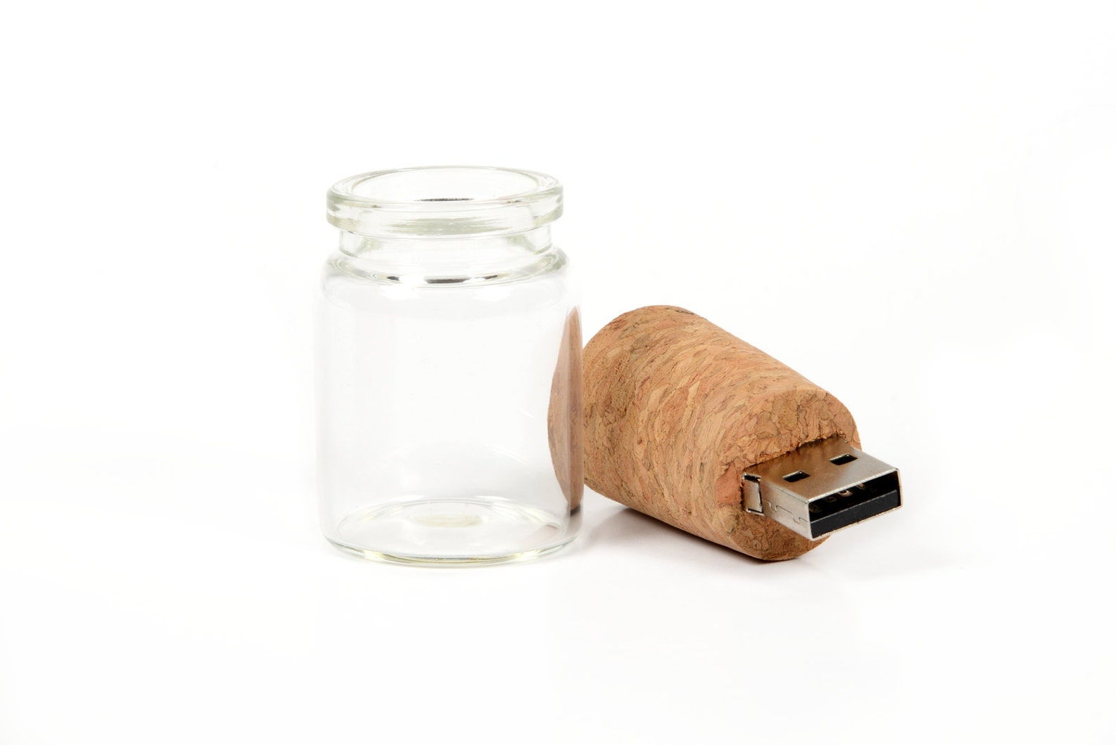 Set of 25 Cork Bottle 2.0 USB Flash Drive - Bulk Pack - Message in a ...