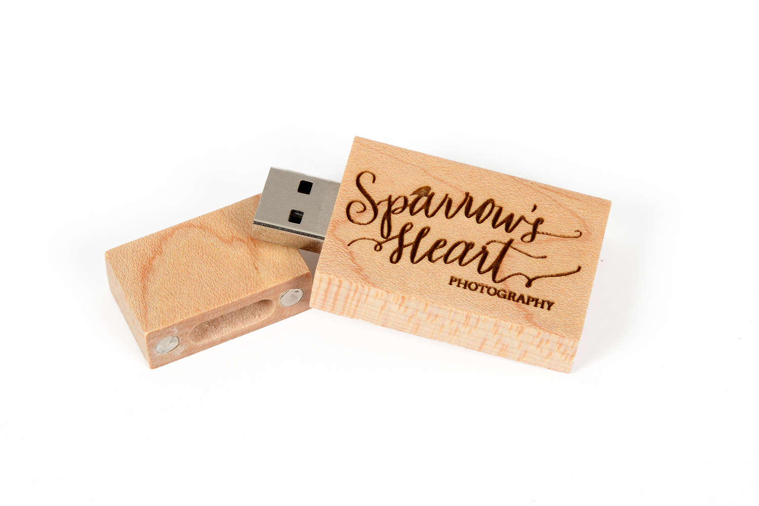 Set of 100 Wooden Maple USB Flash Drive 2.0 - Personalized Custom ...