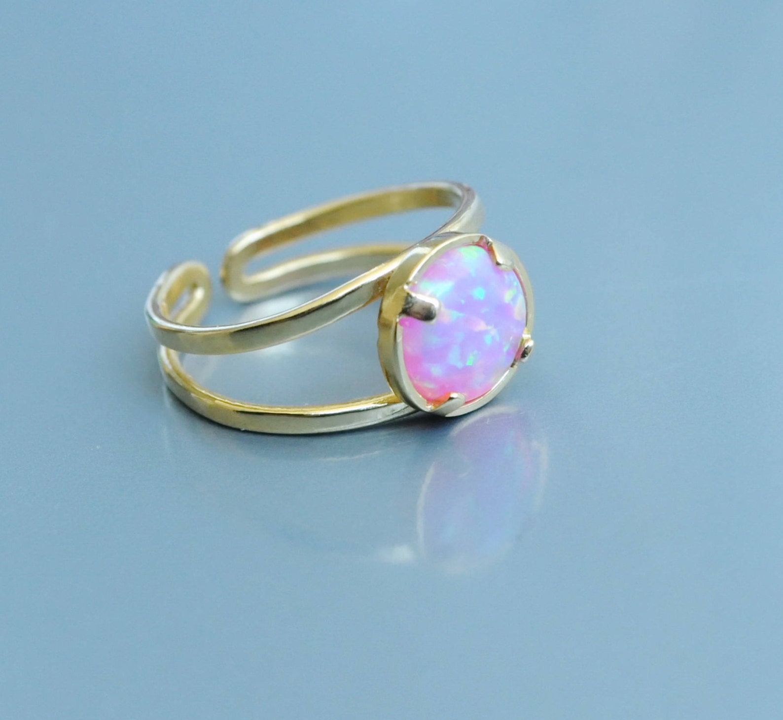 Opal Ring. White Opal Ring. Gift for Mom. Mothers Ring. Opal Etsy