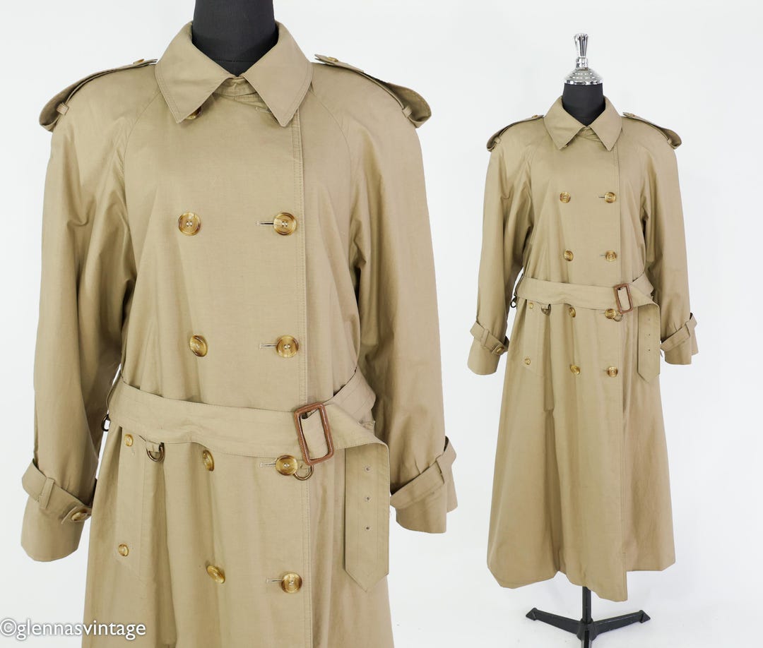 1970s Aquascutum Trench Coat | Vintage Beige Raincoat | England