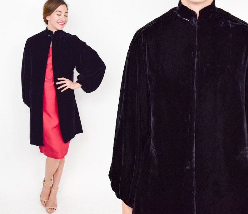 velvet evening coat