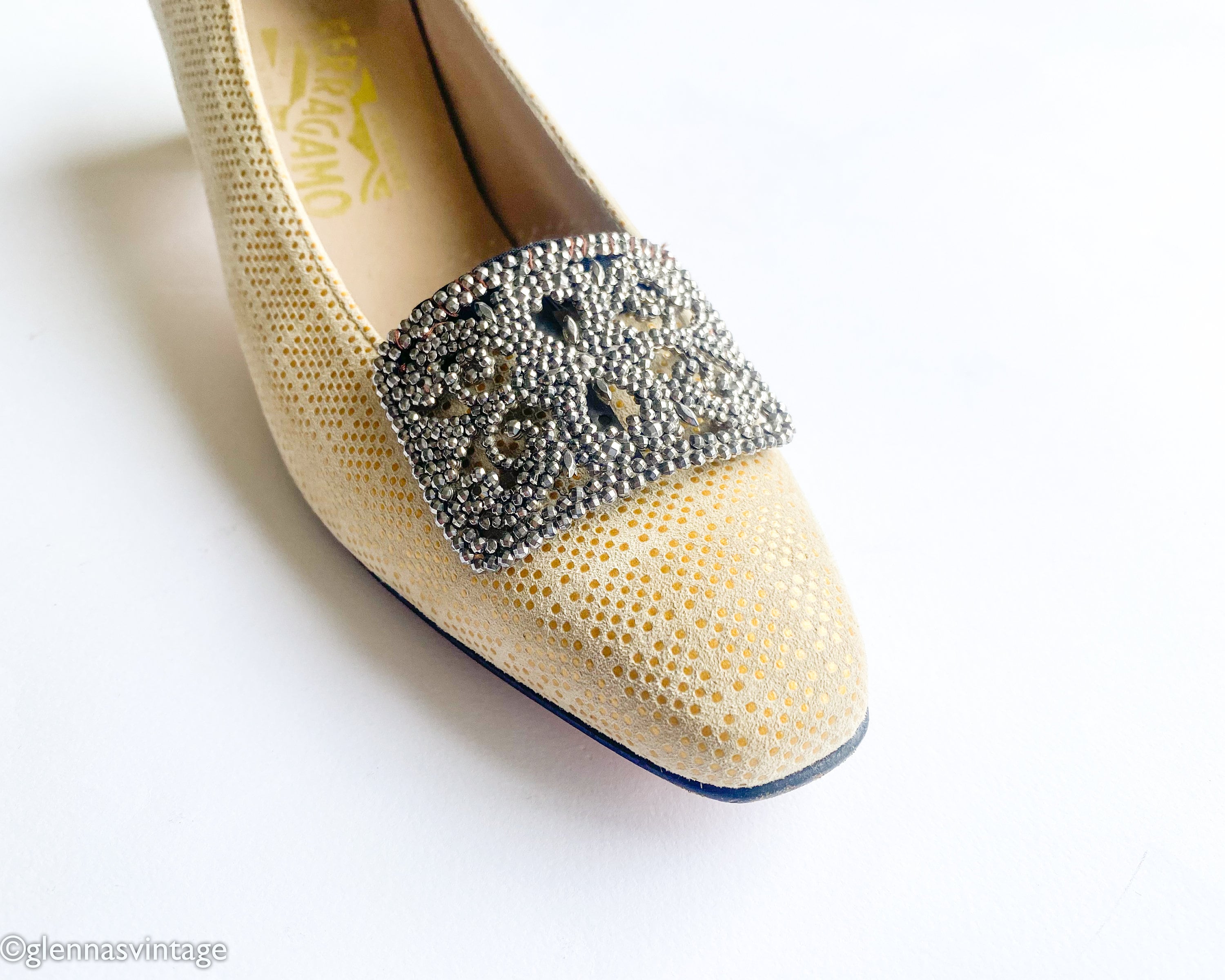 Vintage Rhinestone Shoe Clips Accessories (item #729602)