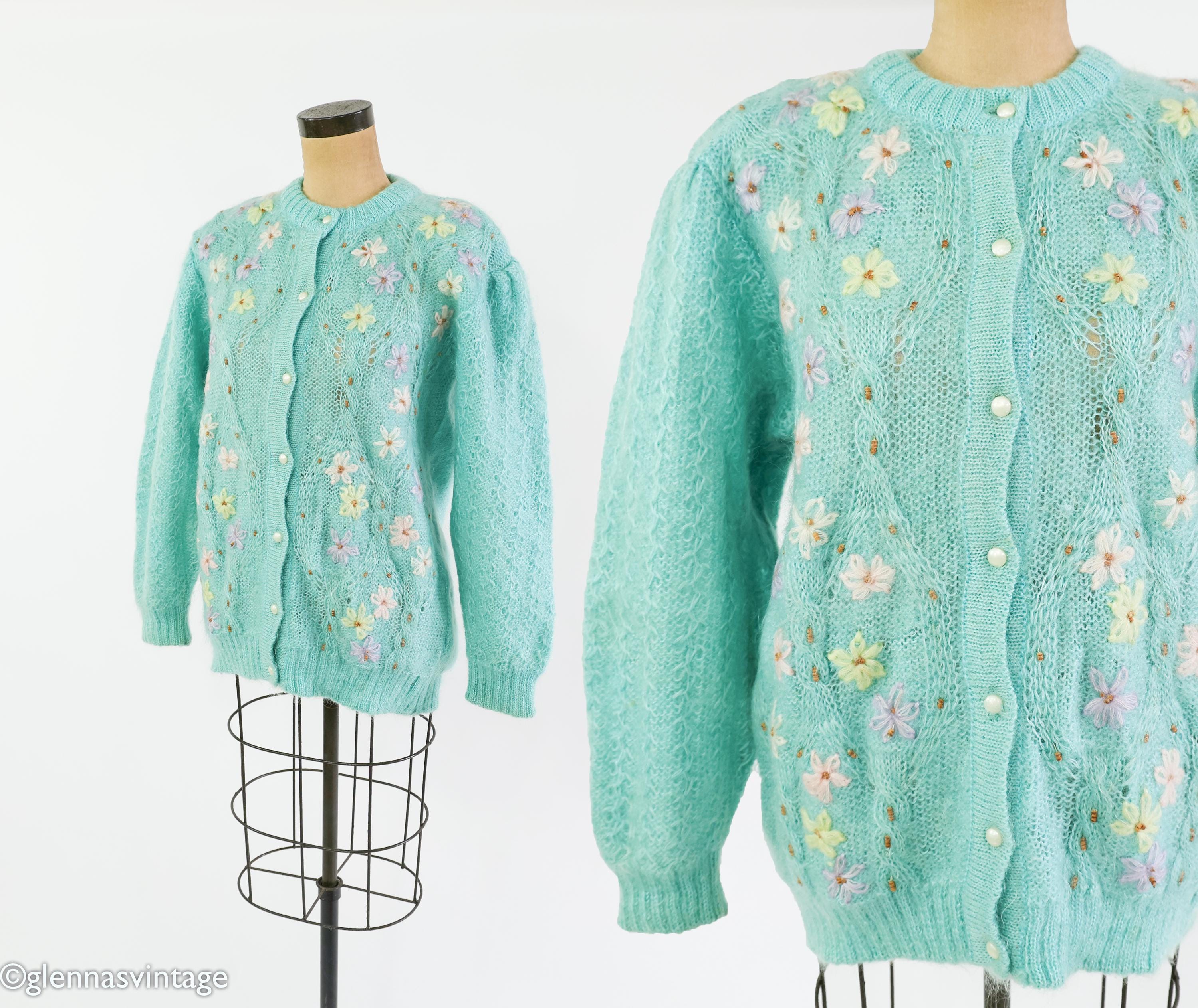 60s Mohair Cardigan - Etsy 60s Mohair Cardigan - Etsy