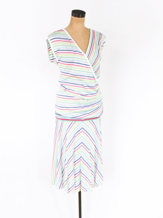 Missoni | 1990s White Cotton Knit Skirt & Top Set… - image 3