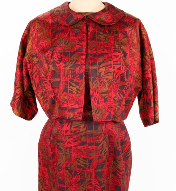 Tiki Print Pattern Dress