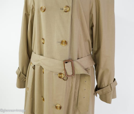 1970s Aquascutum Trench Coat | Vintage Beige Raincoat | England
