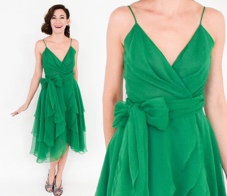 kelly green cocktail dresses