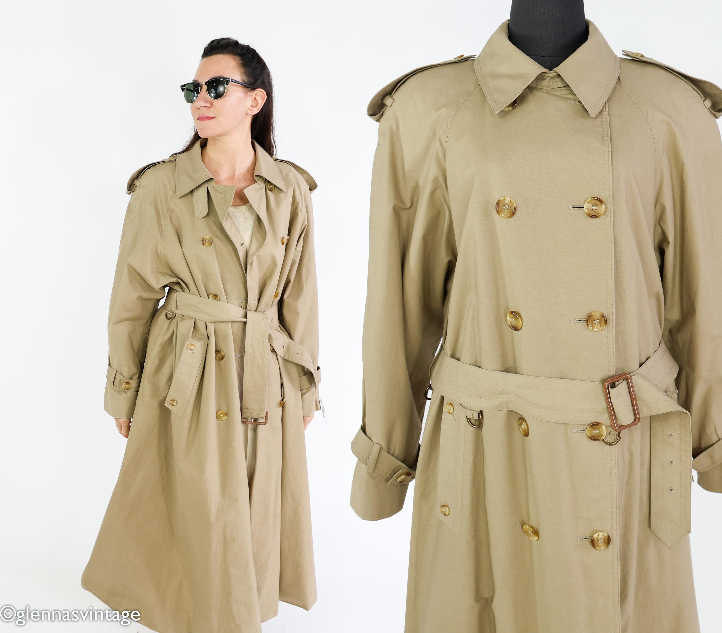 Vintage Aquascutum belted coat　バルマカン　英国製 1970s Aquascutum Trench Coat | Vintage Beige Raincoat | England