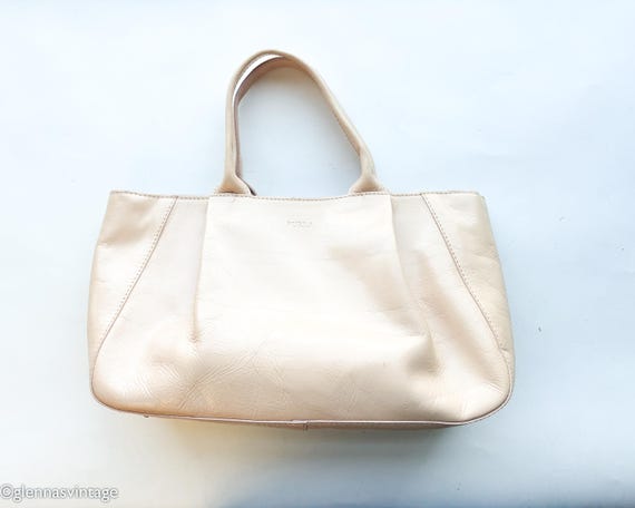 Furla Vintage Leather Convertible Shoulder Bag | 1990s Made in