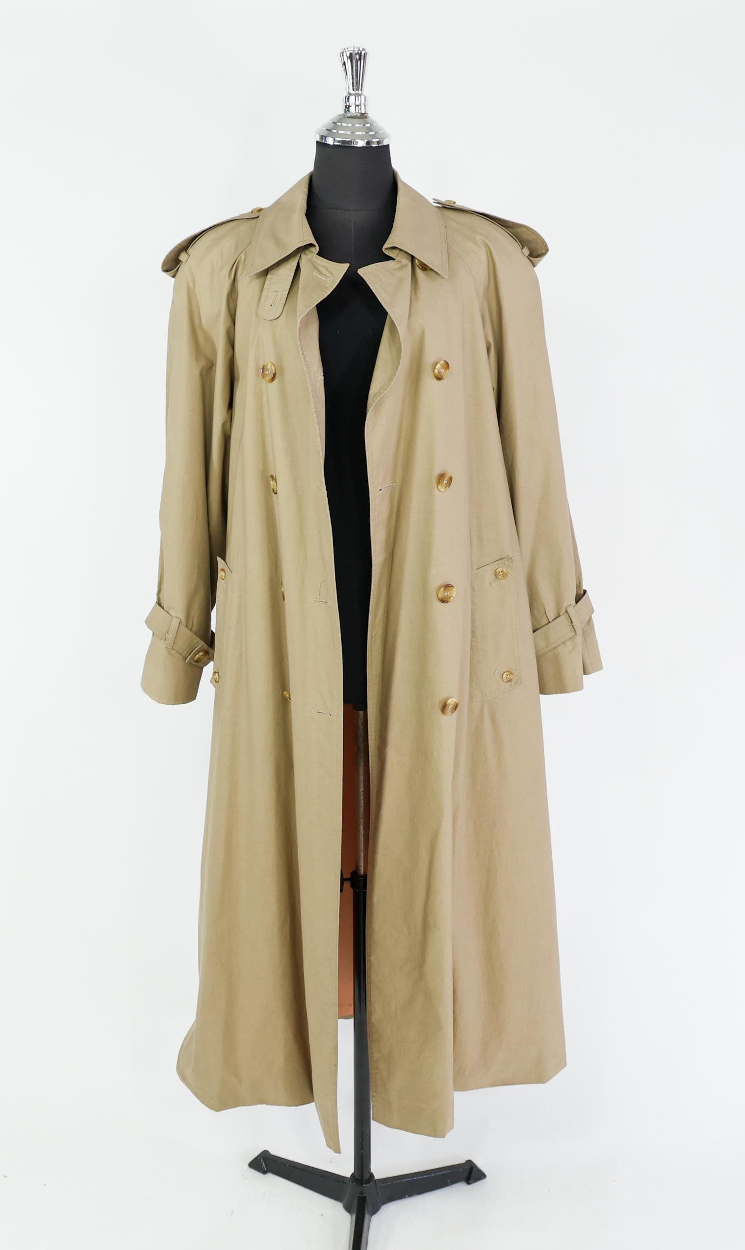 1970s Aquascutum Trench Coat | Vintage Beige Raincoat | England