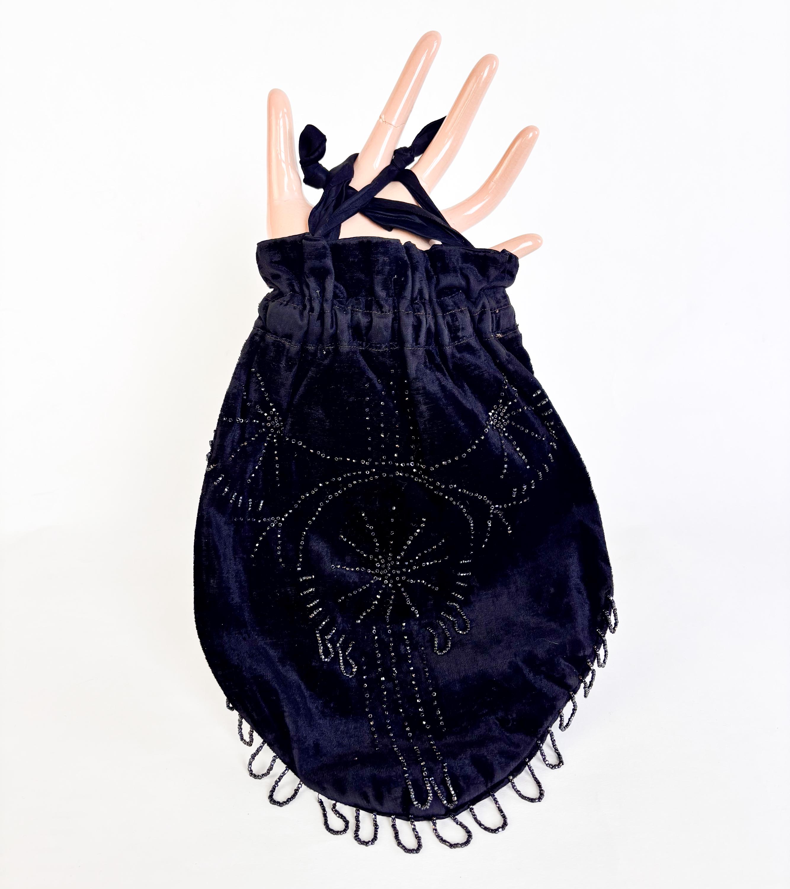 1920s Velvet Bag - Etsy