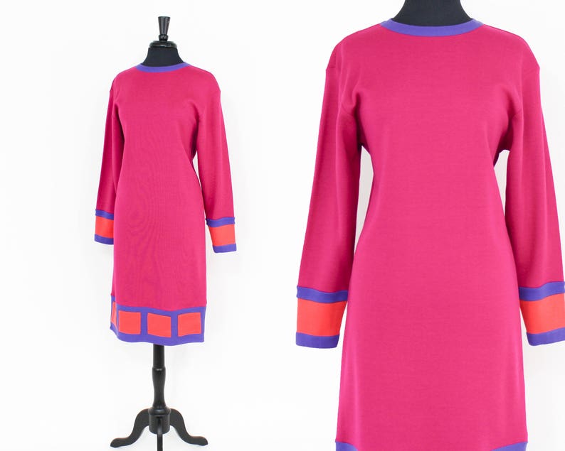 1980s sweater dress