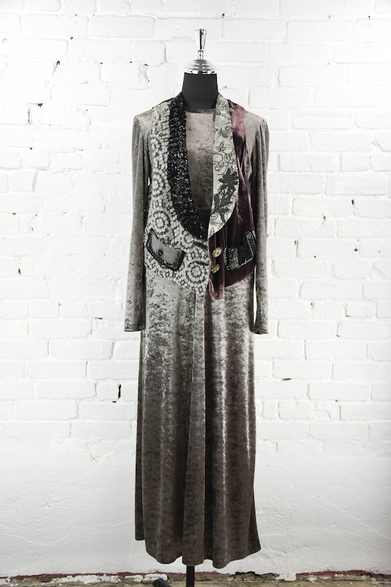 chinese dress ladies Ethereal Flow Maxi Dress – (Vest sold separately)