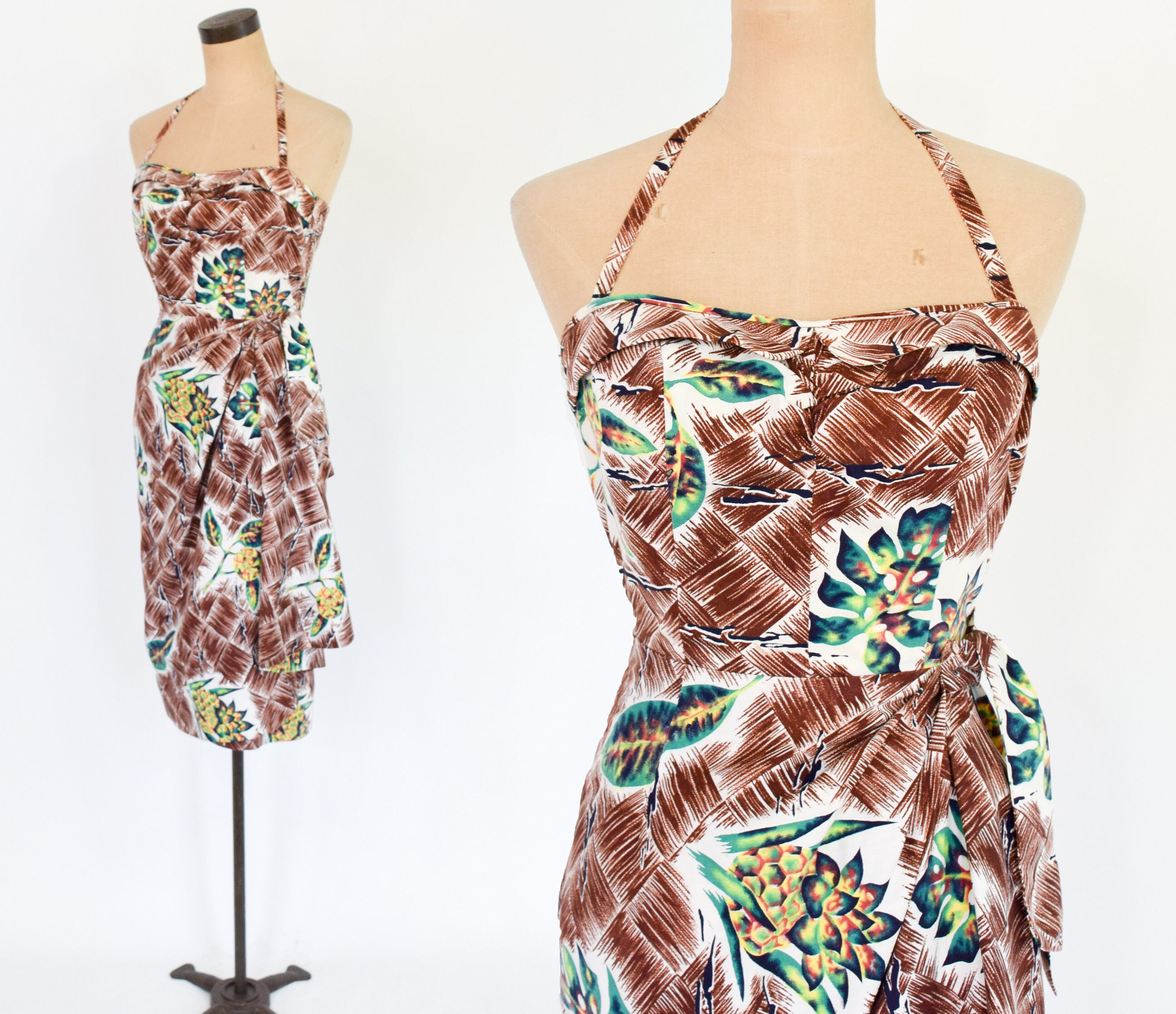 sarong halter dress