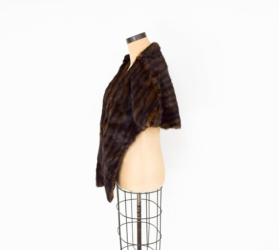 1940s Brown Fur Stole | 40 Brown Squirrel Wrap | … - image 5