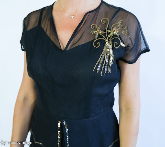 black sequin overlay dress Strapless fully embroidered sequin dress with black tulle overlay