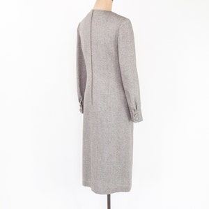 1950s Beige Wool Tweed Dress 50s Beige Tweed Sheath Donegal Tweed ...