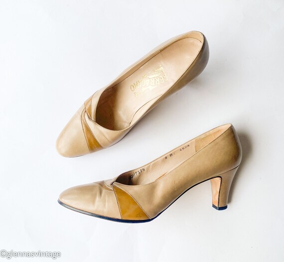 Tan leather cheap pumps uk