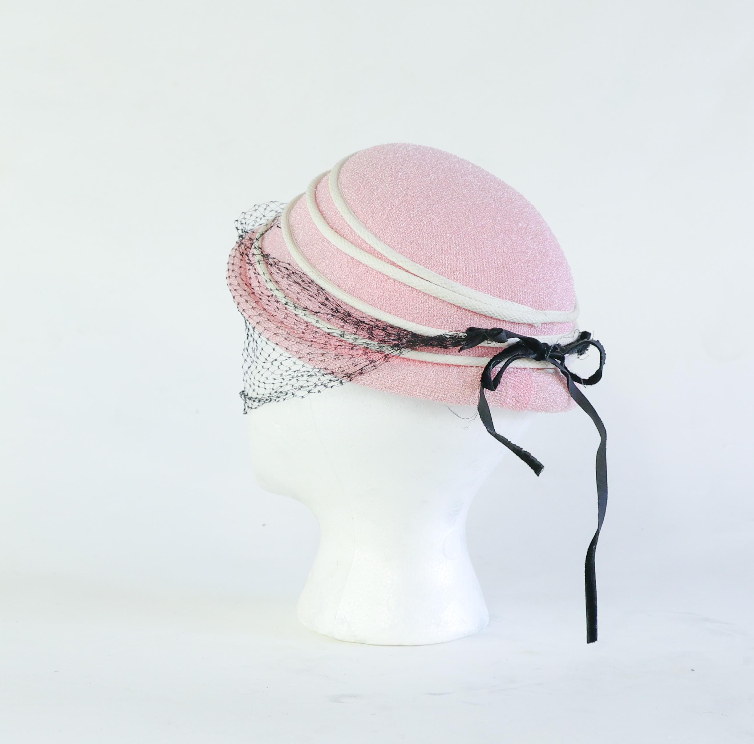 Pink Feathers Made In USA Vintage Hat Pink Feather Hat Vintage - Etsy main image 4