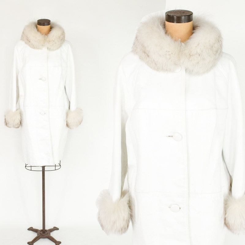 fur collar tie waist coat