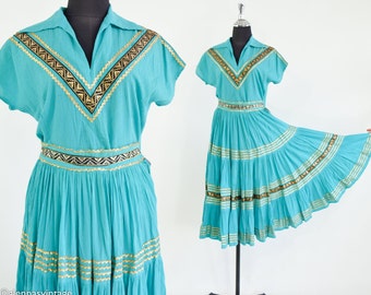 1950s  Turquoise Fiesta Set | Vintage Western Set | Trego's West Wear, Medium
