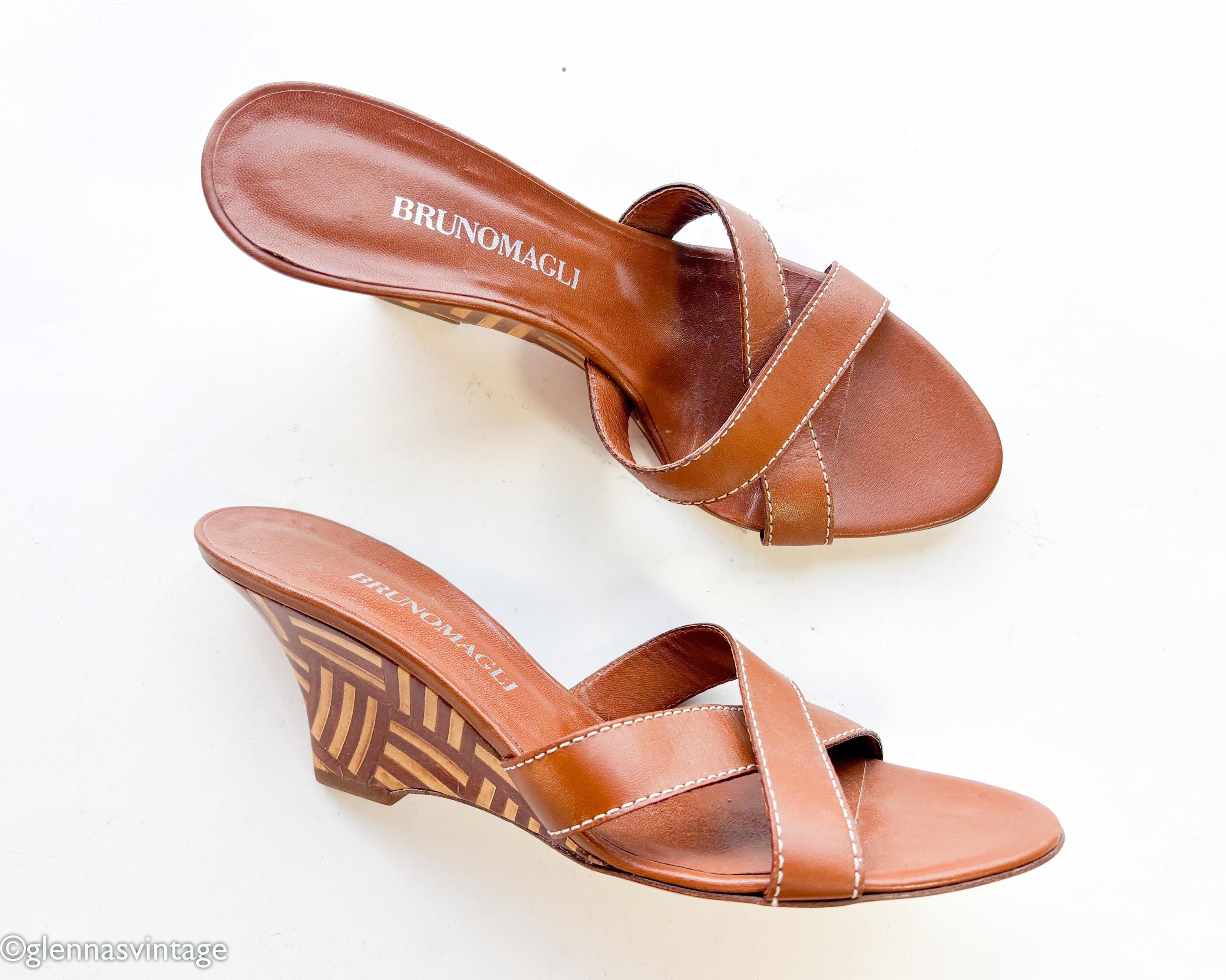 M By Bruno Magli Edgar Leather Sandal, Brown M Line By Bruno Magli Men main image 2