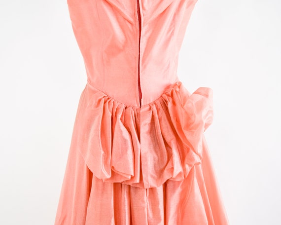 1950s Pink Iridescent Organza Party Dress | 50s P… - image 9