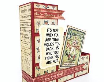 Vintage Sports pop-up card